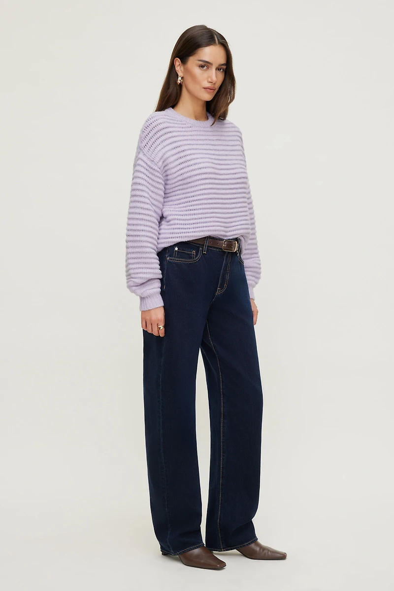 Chandail en tricot côtelé Lorelai