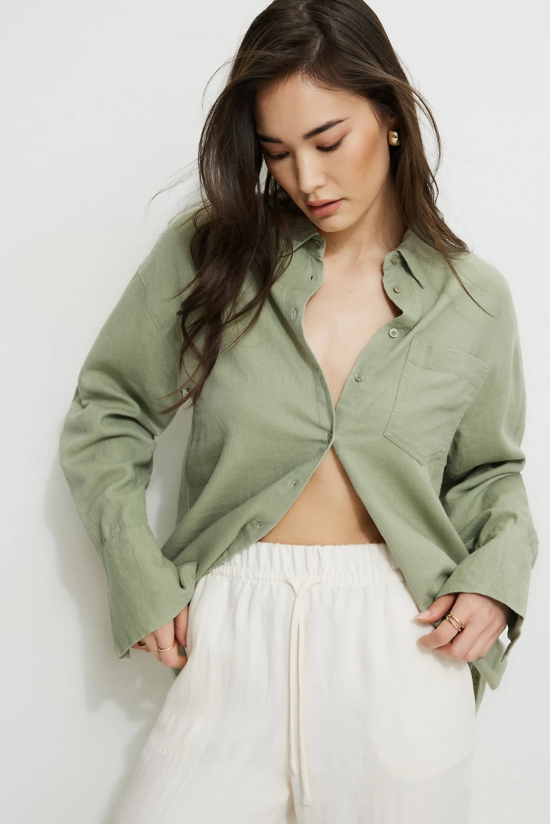 Monroe Oversized Linen Shirt
