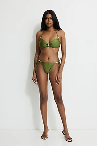 Pearl Bandeau Bikini Top