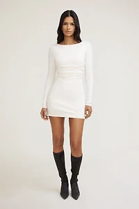 Minirobe doublée en coton-spandex Katia