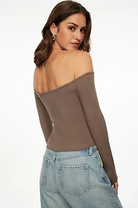 Cardigan à épaules dégagées Alice