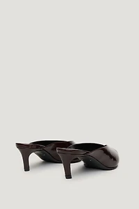 SCHUTZ | Loren Patent Heeled Mules