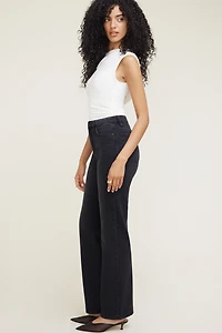 Cara High Rise Straight Leg Jeans