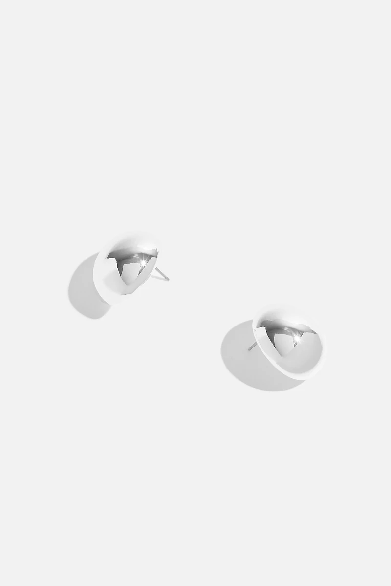 Boucles d'oreilles arrondies