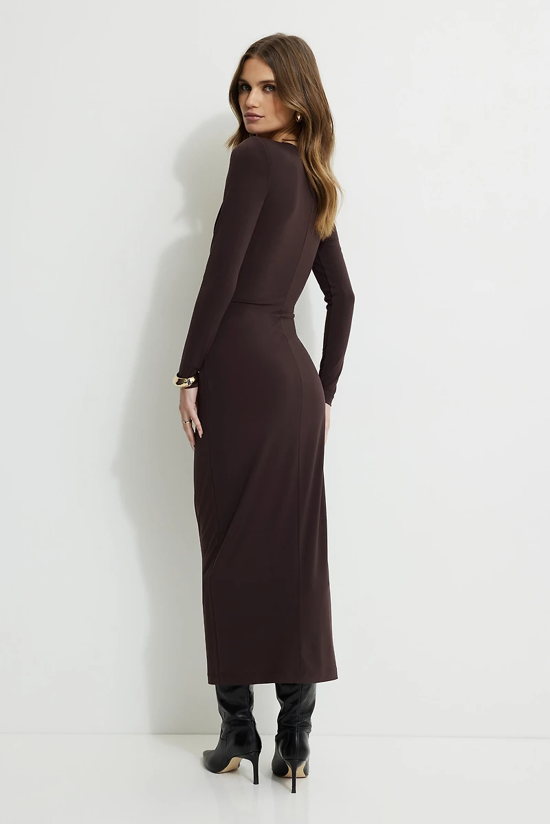Deep V Maxi Dress