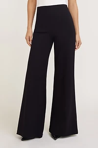 Wide Leg Ponte Pants