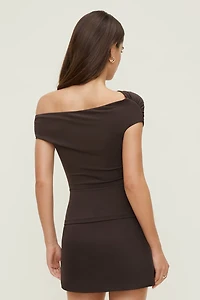 Sculpt Buckle Detail Top