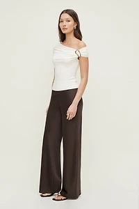 Sculpt Buckle Detail Top