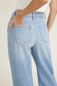 Jean ample Sydney à taille mi-haute