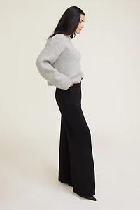 Pantalon à jambe large en scuba Anywear