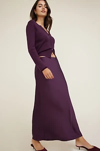 Satin Maxi Skirt