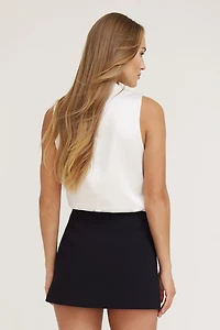 Kylie Seam Mini Skirt