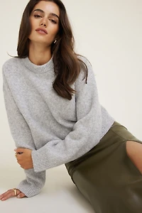 Jane Boxy Crewneck Sweater