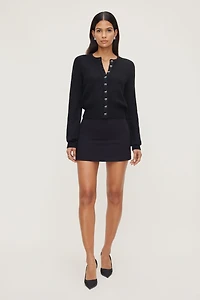 Rebecca Bow Button Cardigan