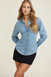 Long Sleeve Shirt With Smocking