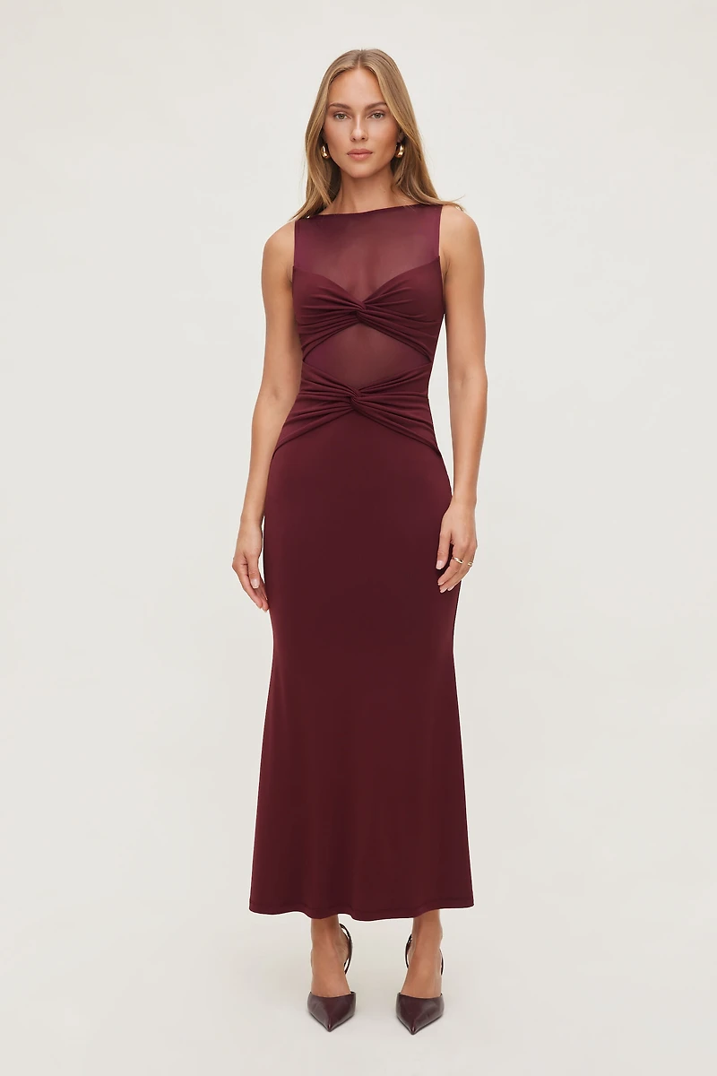 Sculpt Twisted Maxi Dress