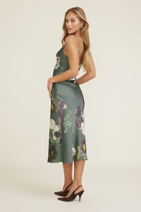 Robe maxi à col en V Aimee