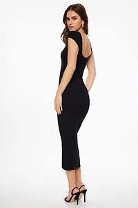 Robe midi à dos ouvert Skye