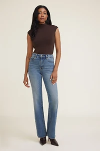 Short Sleeve Mockneck Sculpt Bodysuit