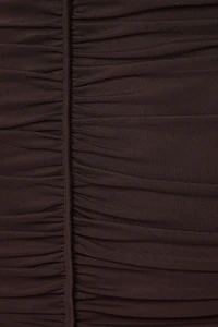 Minirobe ruchée en maille
