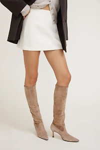 Minijupe Kylie à coutures apparentes