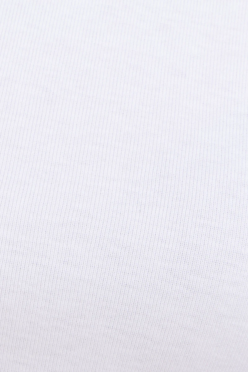 T-shirt à manches longues ajusté en coton