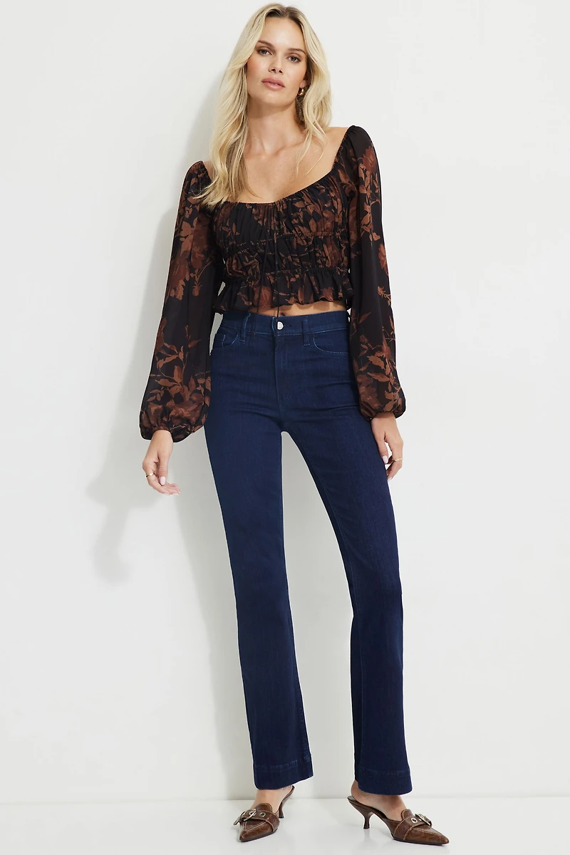 Blouse Marilena nouée à l’avant