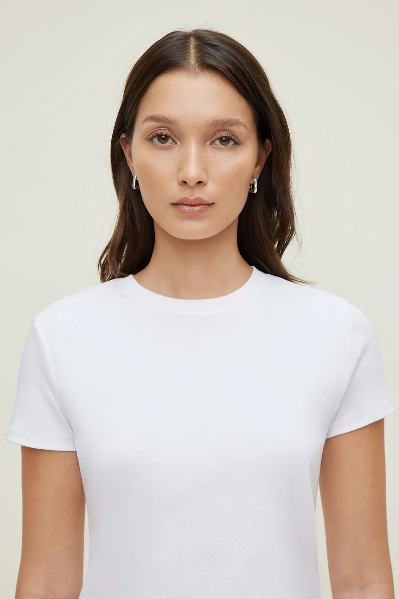 Anneaux d'oreilles à pavés en forme de U