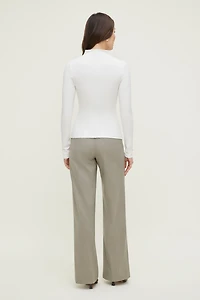 Mock Neck Long Sleeve Top