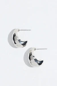 Mini pendants d’oreilles martelés