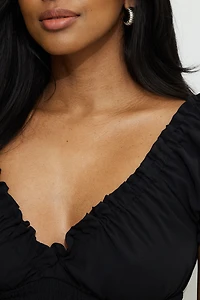Delphine Smocked Top