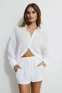 Oversized Gauze Shirt