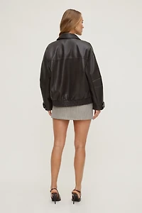 Josefine Herringbone Mini Skort