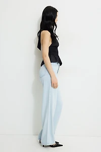 Jean à taille haute et jambe large en Tencelᵐᶜ Heidi