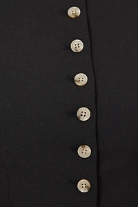 Round Neck Flyaway Vest