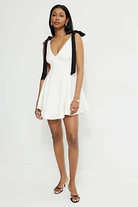 Eloise Bow Strap Mini Dress