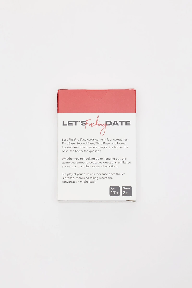 SERENA KERRIGAN | Let's Fucking Date Card Game