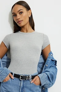 Classic Faux Leather Belt