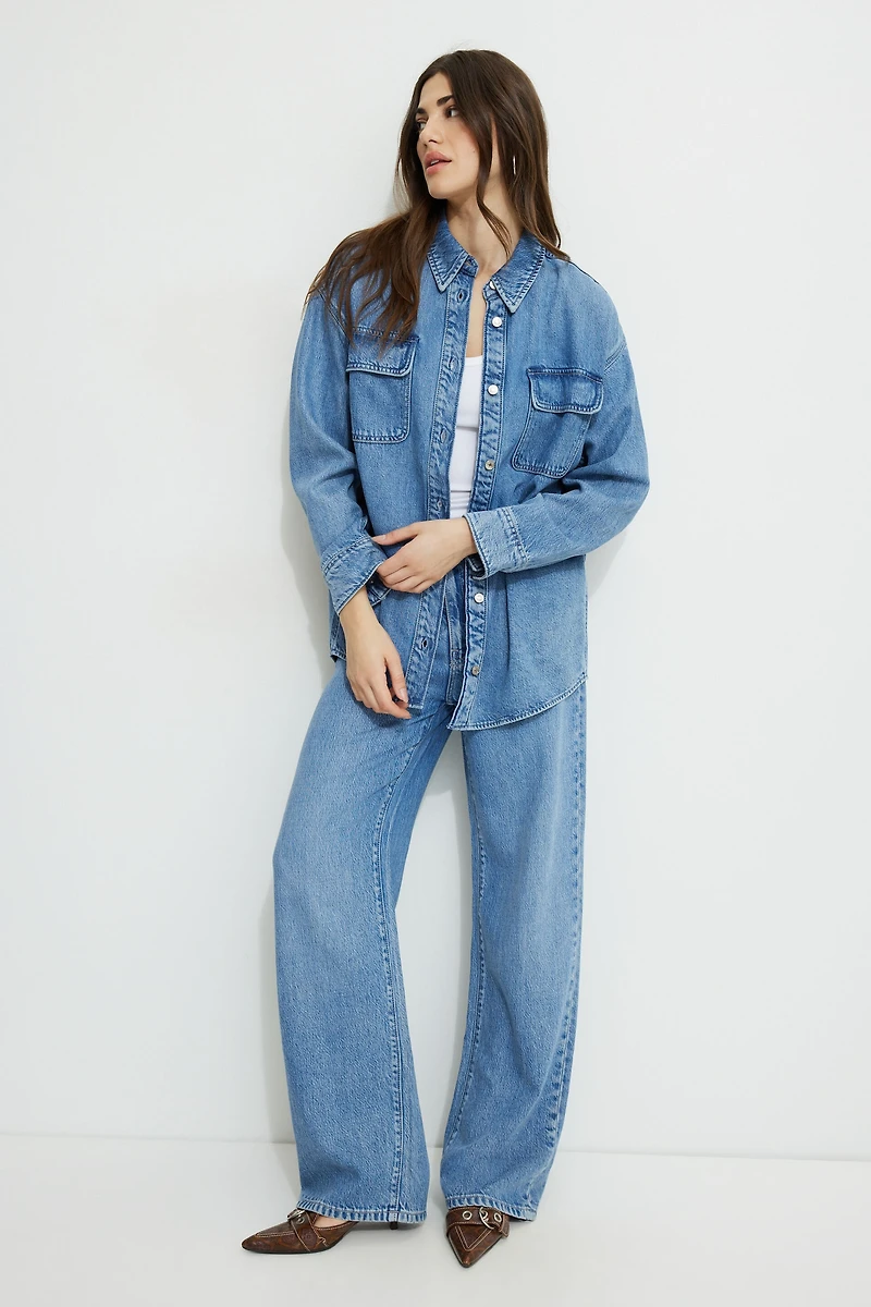 Oversized Tencel™ Denim Shirt