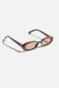 LE SPECS | Outta Love Oval Sunglasses