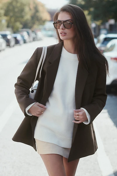 Oversized Crewneck Sweater