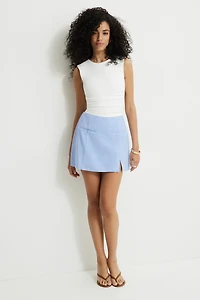 Linen Mini Skirt