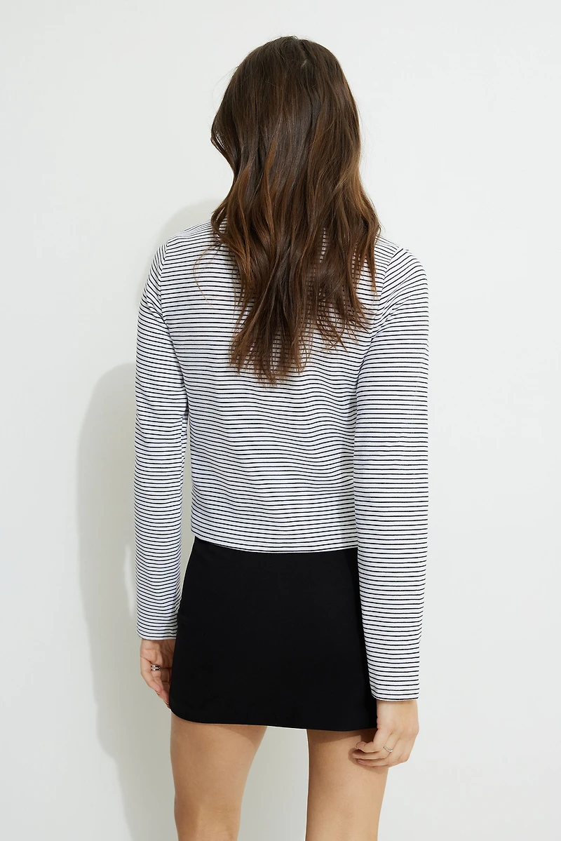Striped Long Sleeve T Shirt