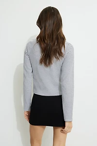 Striped Long Sleeve T Shirt