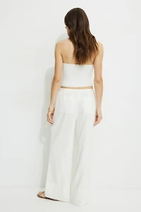 Leo Wide Leg Linen Pants