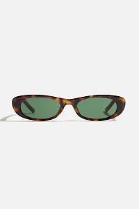 Super Slim Oval Sunglasses