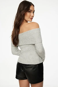 Chandail à épaules dégagées Laura Heavenlyarnᴹᶜ