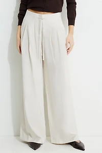 Wide Leg Drawstring Pants