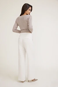 Pantalon fluide à jambe droite Yasmin