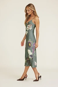 Robe maxi à col en V Aimee
